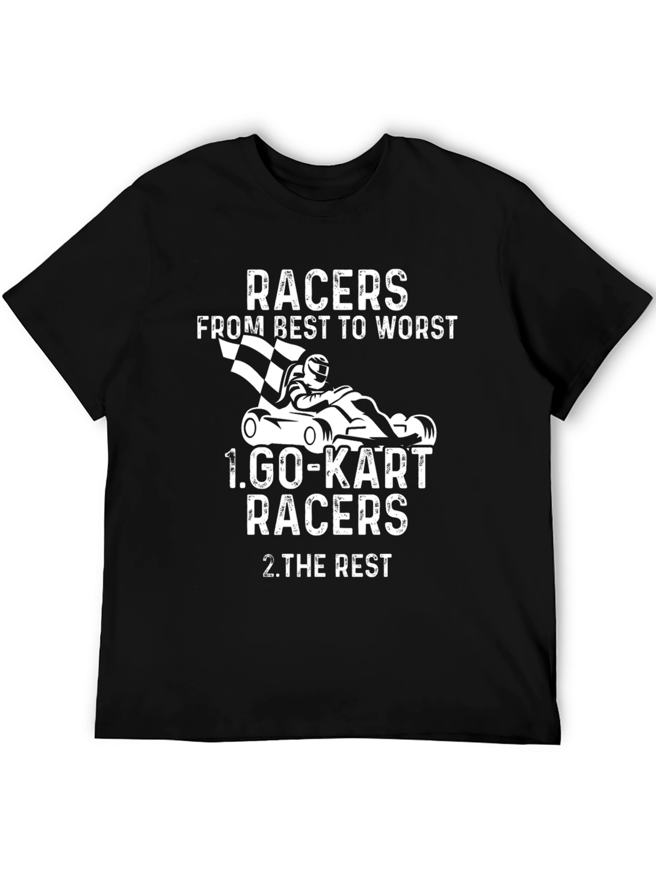Go-Kart Racers T-Shirt - Black Cotton Tee
