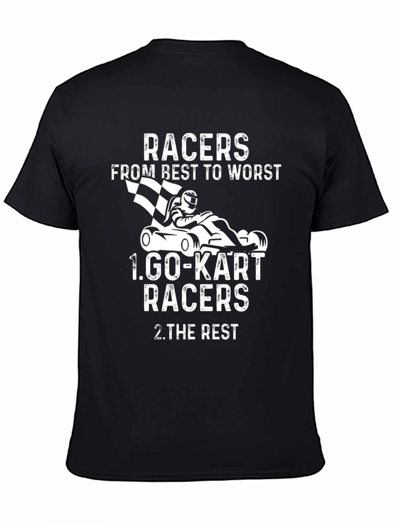 Go-Kart Racers T-Shirt - Black Cotton Tee
