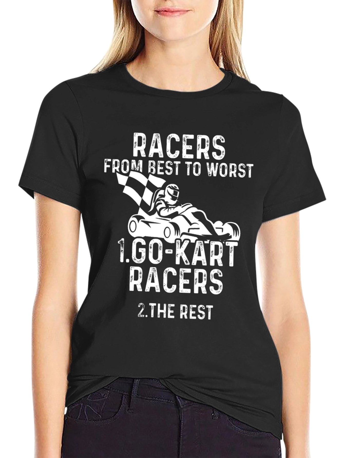 Go-Kart Racers T-Shirt - Black Cotton Tee