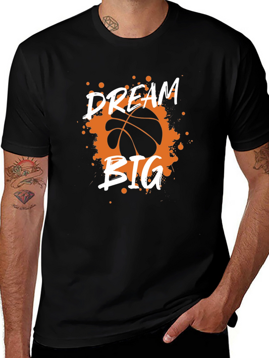 Dream Big Basketball Graphic Tee