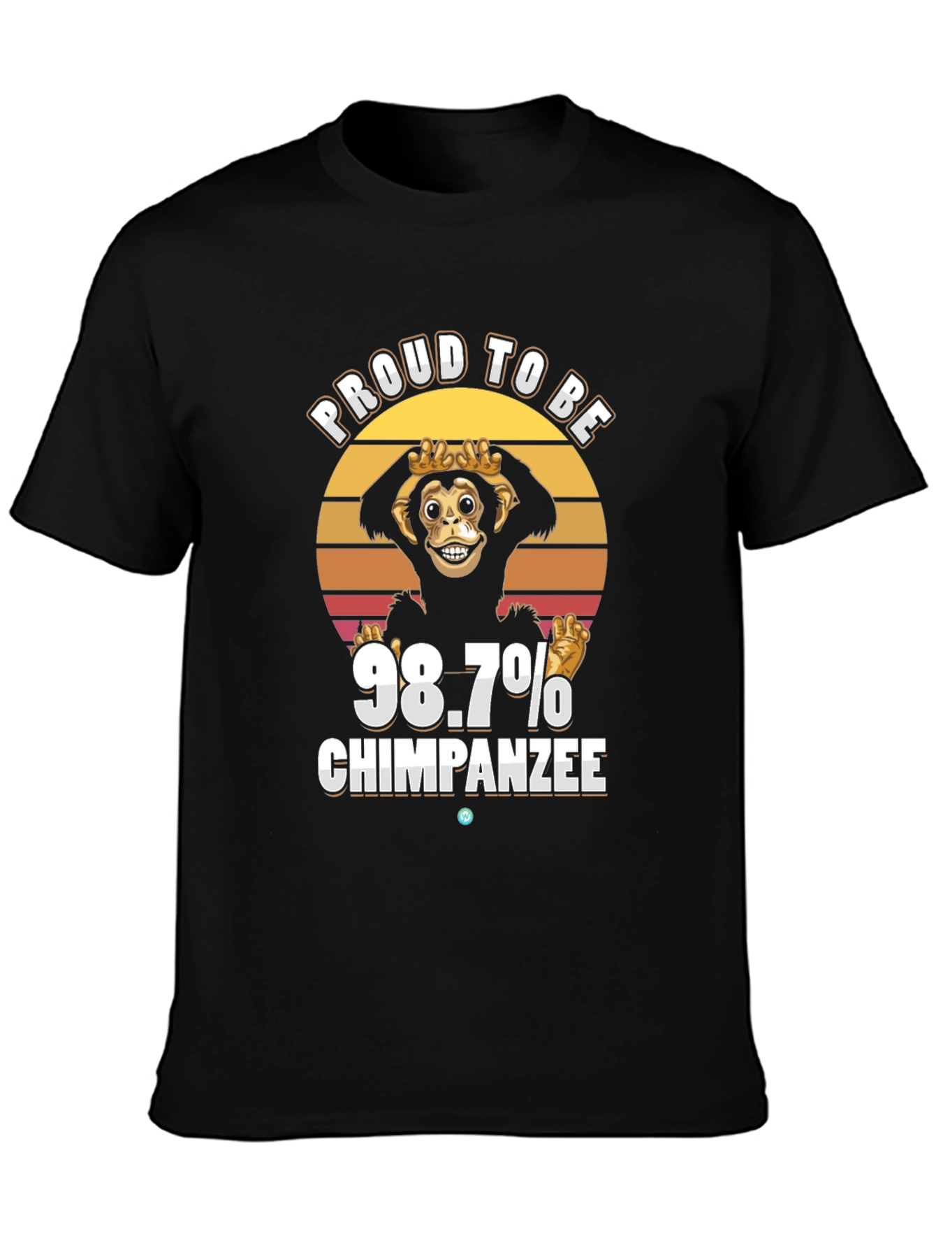Proud 98.7% Chimpanzee T-Shirt Funny Ape Tee