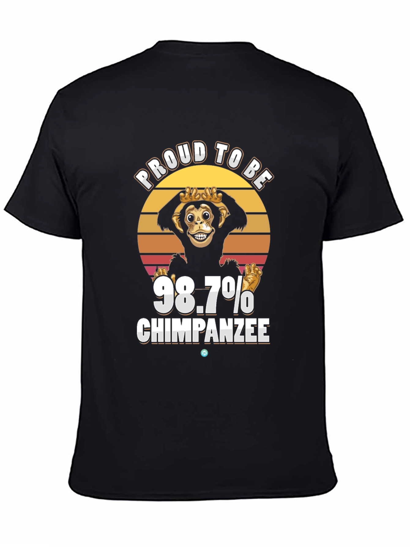 Proud 98.7% Chimpanzee T-Shirt Funny Ape Tee