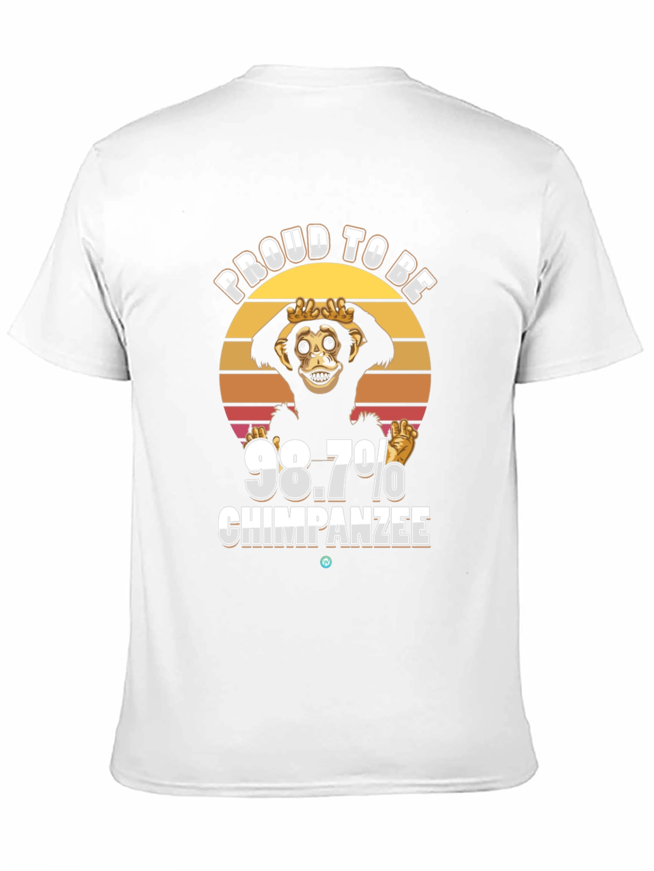 Proud 98.7% Chimpanzee T-Shirt Funny Ape Tee