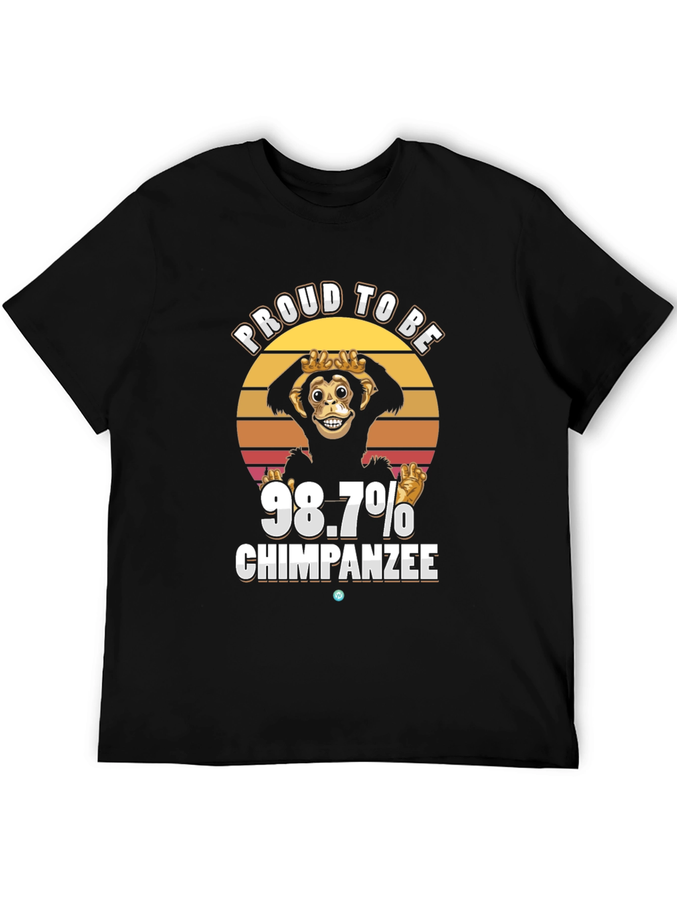 Proud 98.7% Chimpanzee T-Shirt Funny Ape Tee