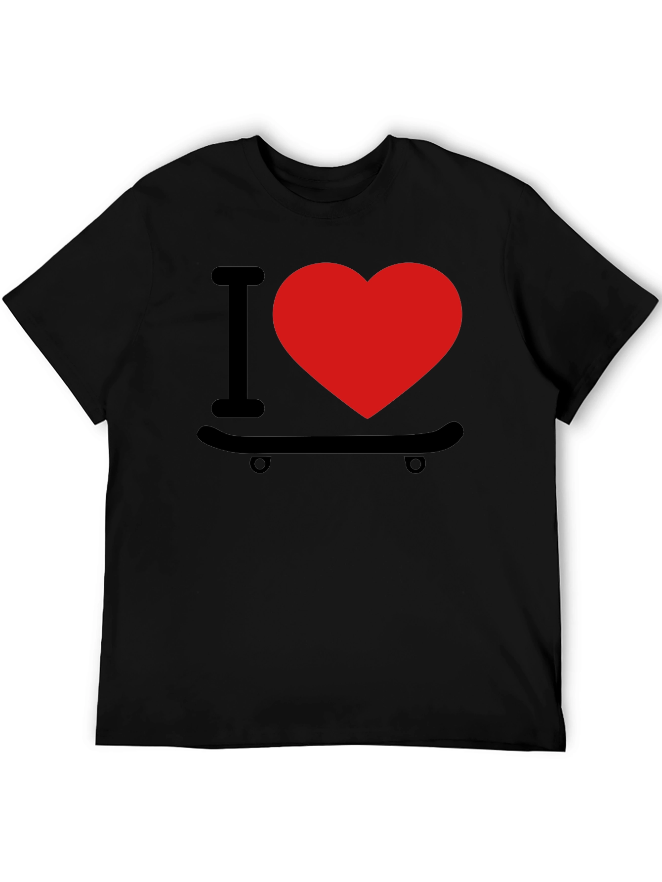 I Love Skateboarding Graphic T-Shirt