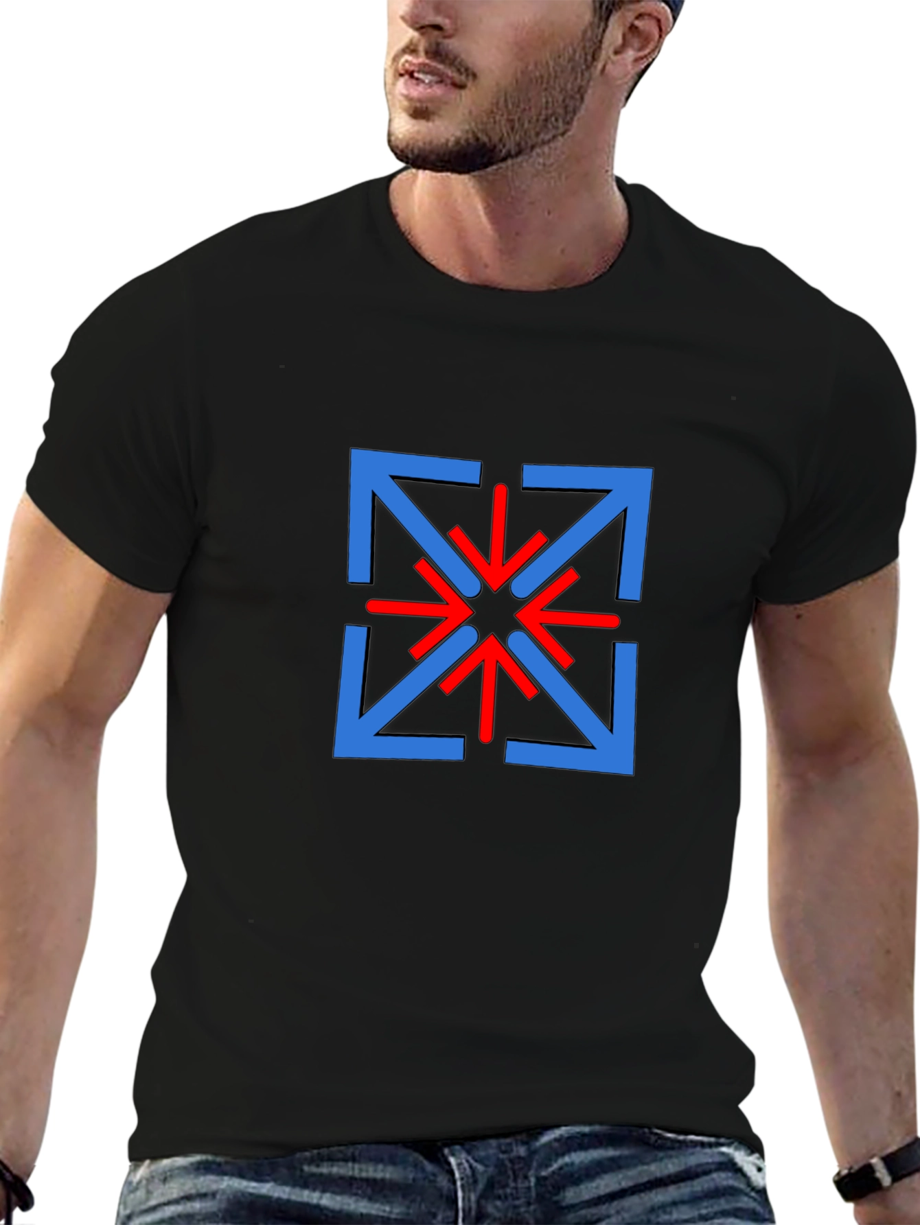 Arrow Graphic T-Shirt - Modern Design