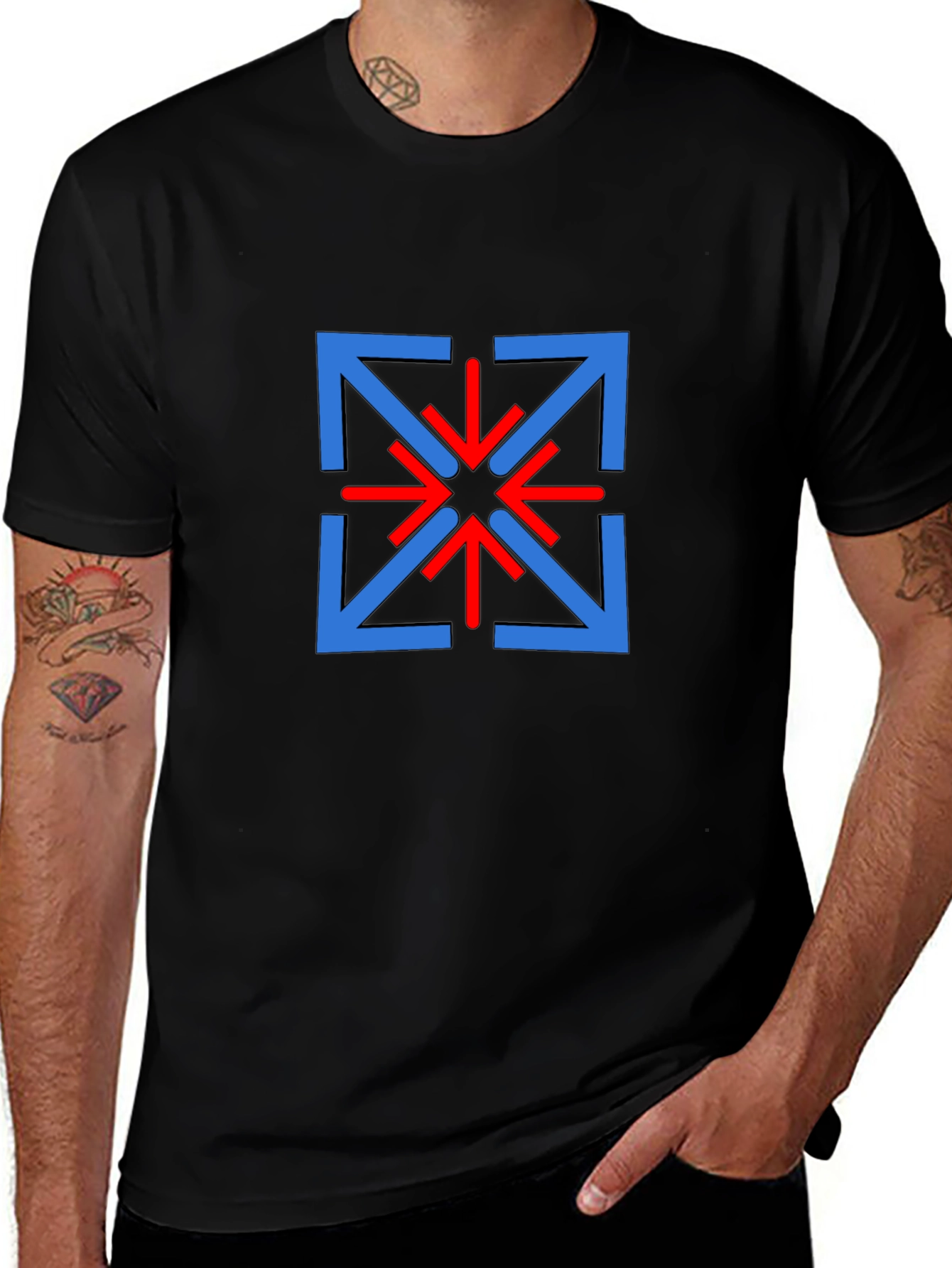 Arrow Graphic T-Shirt - Modern Design