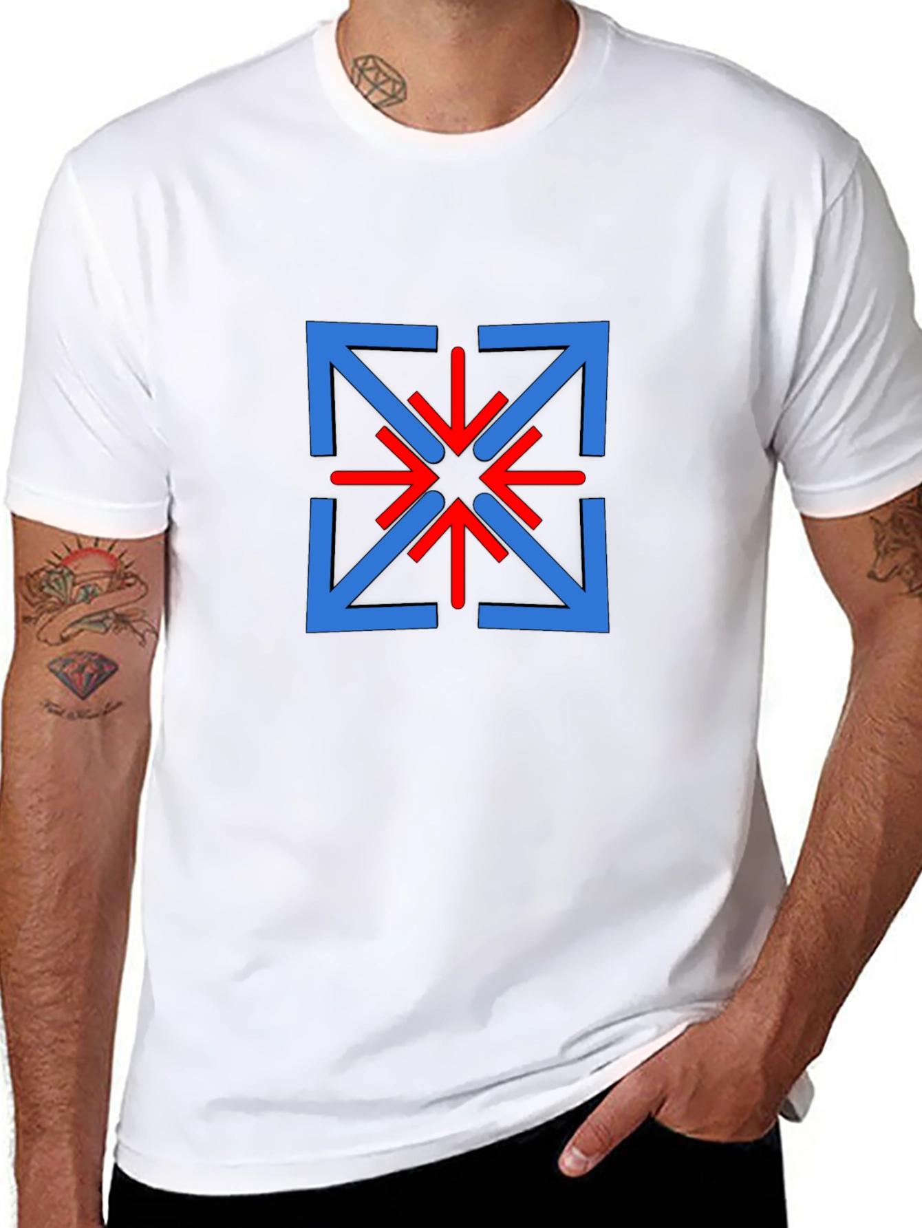 Arrow Graphic T-Shirt - Modern Design