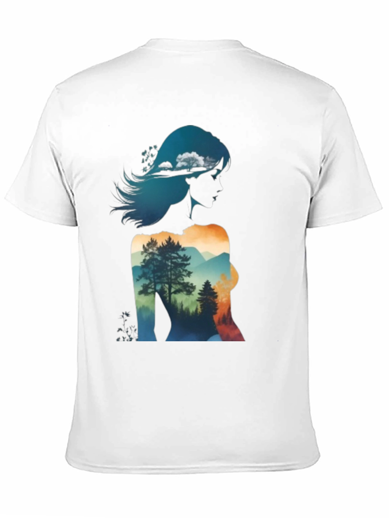 Nature Silhouette Graphic T-Shirt