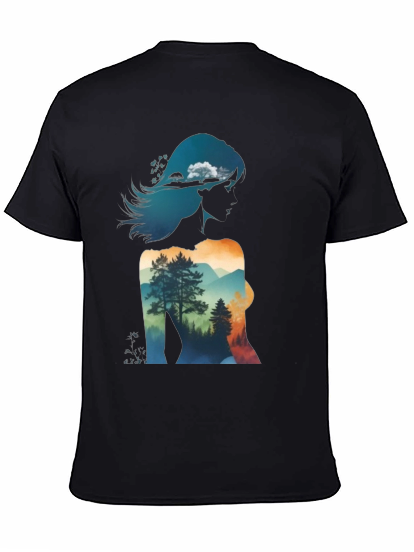 Nature Silhouette Graphic T-Shirt