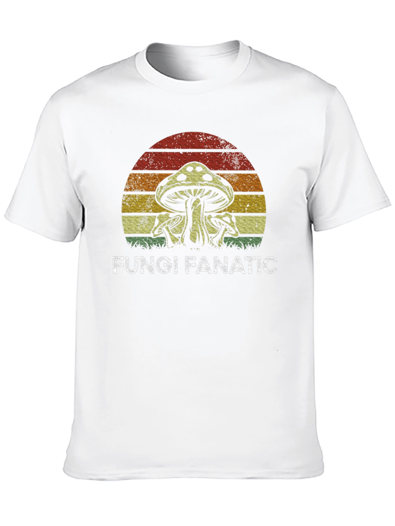 Fungi Fanatic Retro Graphic Tee - Mushroom Lover Shirt