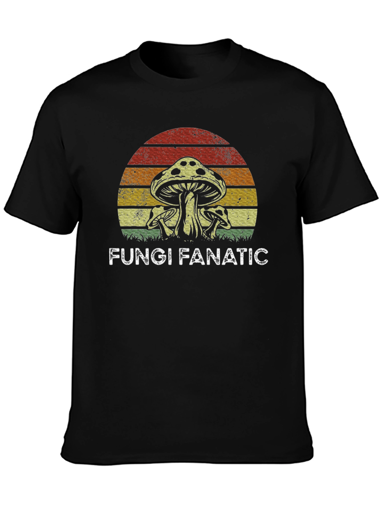 Fungi Fanatic Retro Graphic Tee - Mushroom Lover Shirt