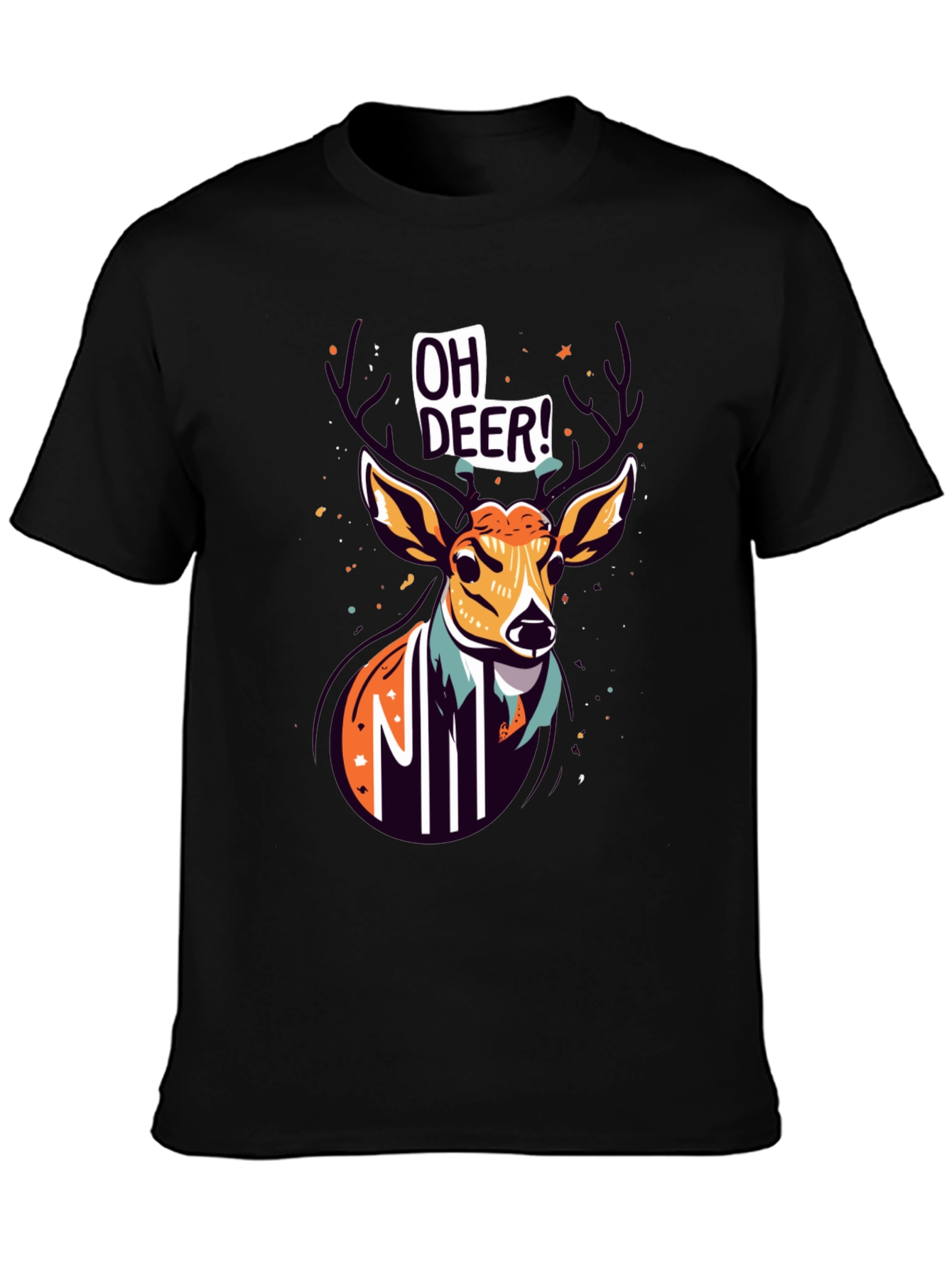Oh Deer! Graphic Print Tee - Unisex