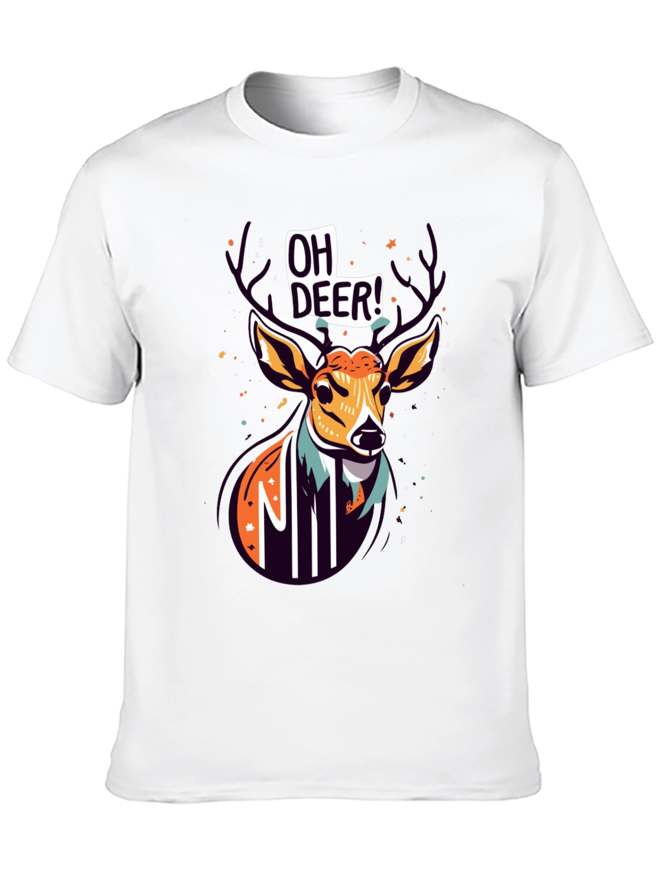 Oh Deer! Graphic Print Tee - Unisex