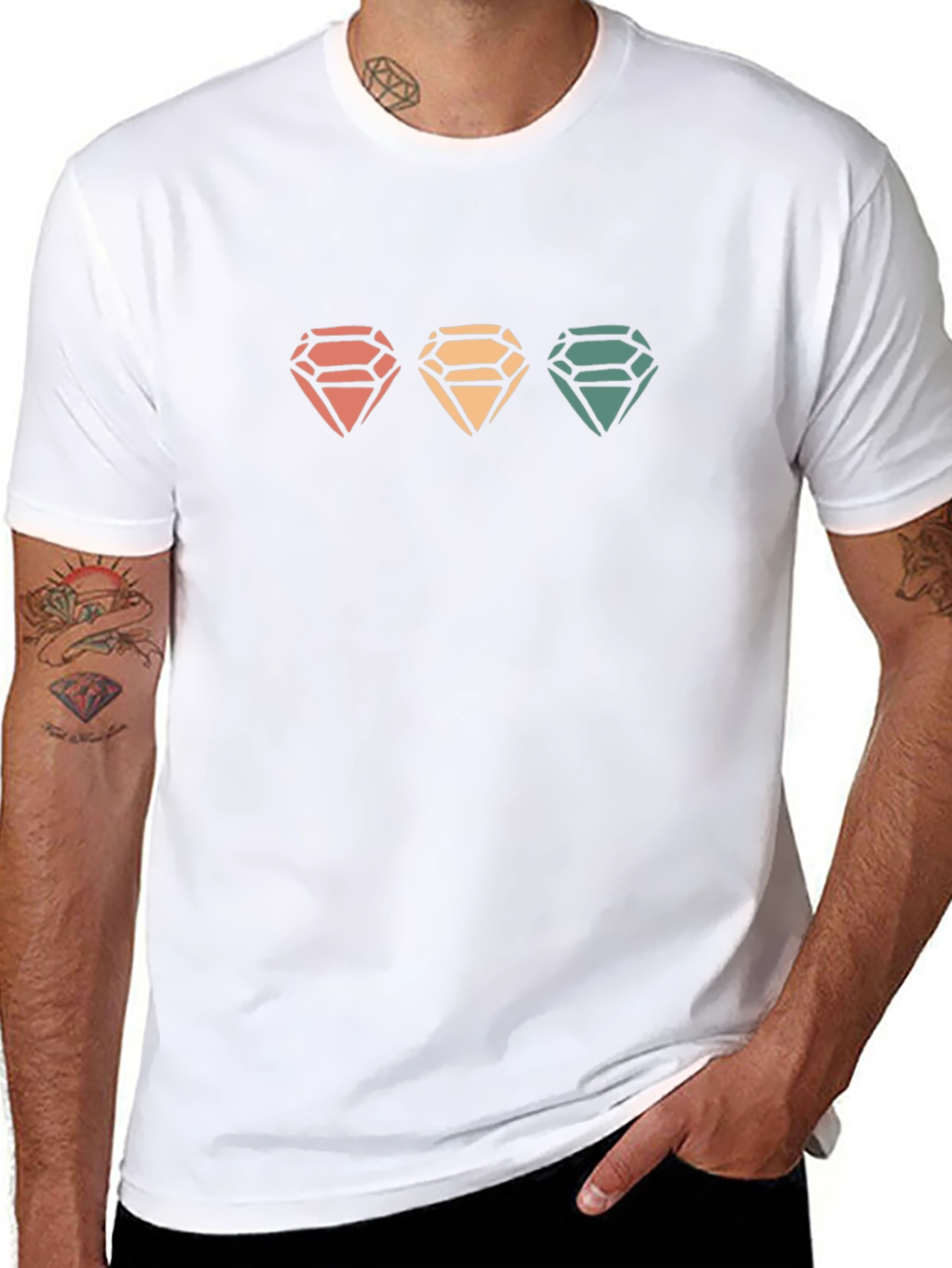 Retro Diamond Tee
