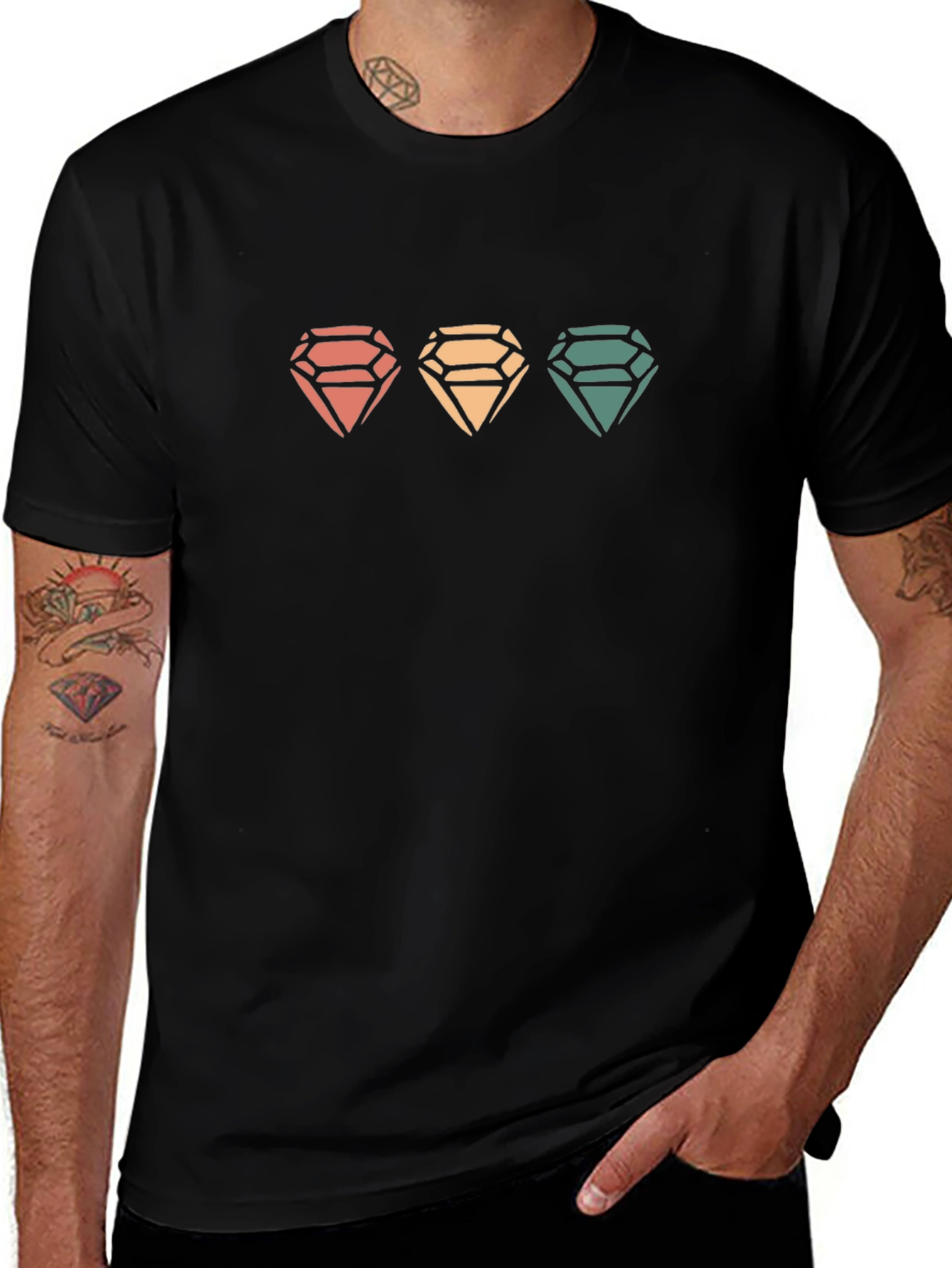 Retro Diamond Tee