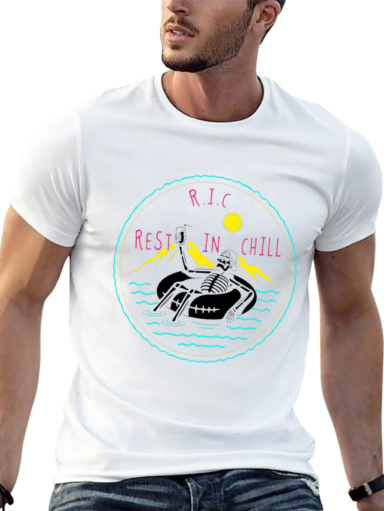 Rest In Chill Black Graphic Tee