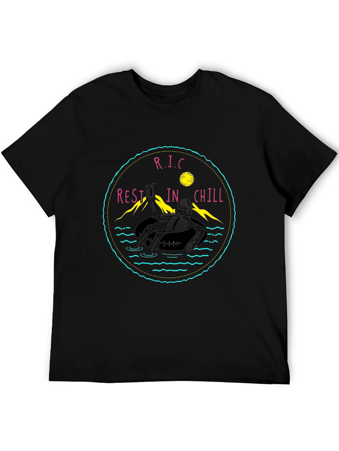 Rest In Chill Black Graphic Tee