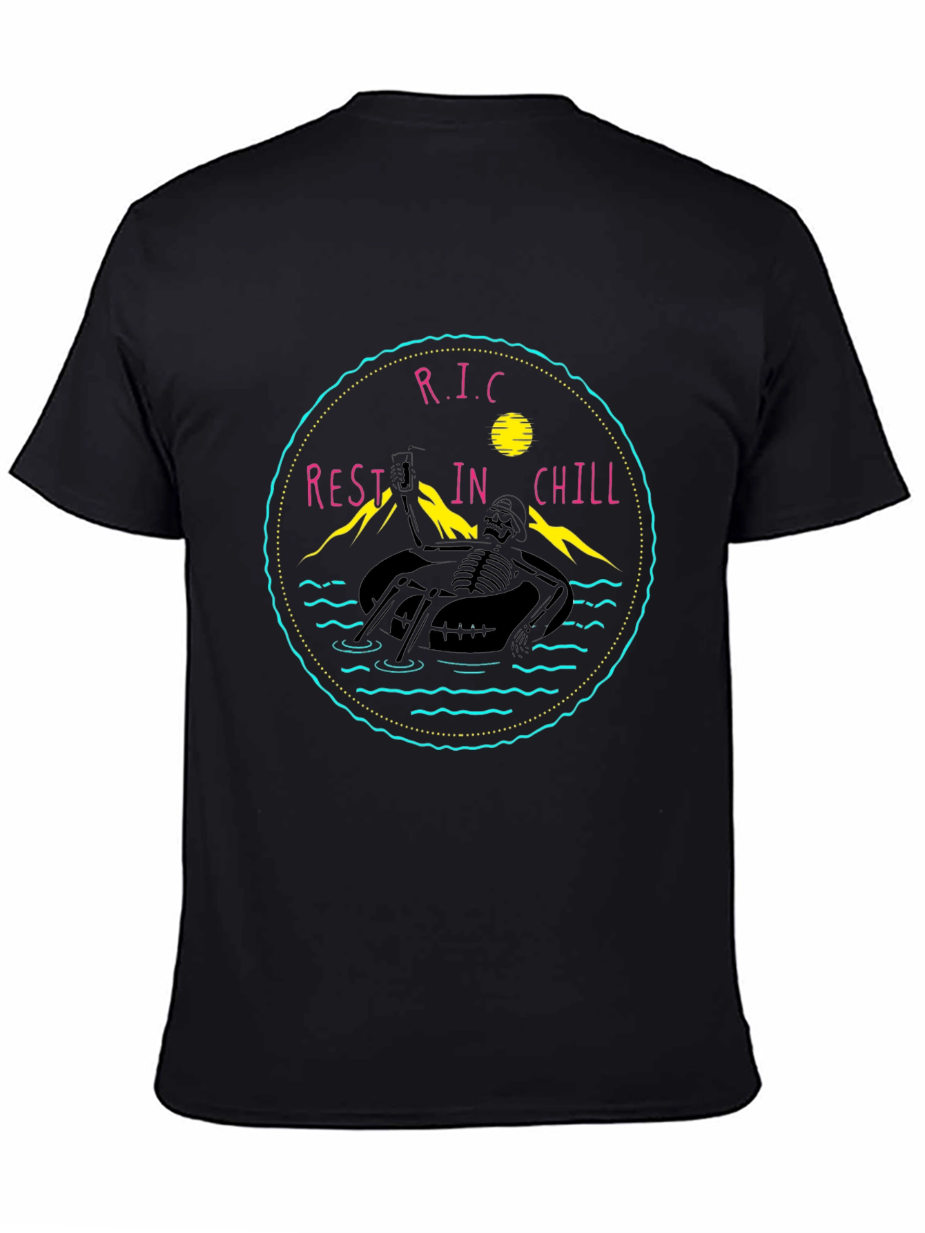 Rest In Chill Black Graphic Tee