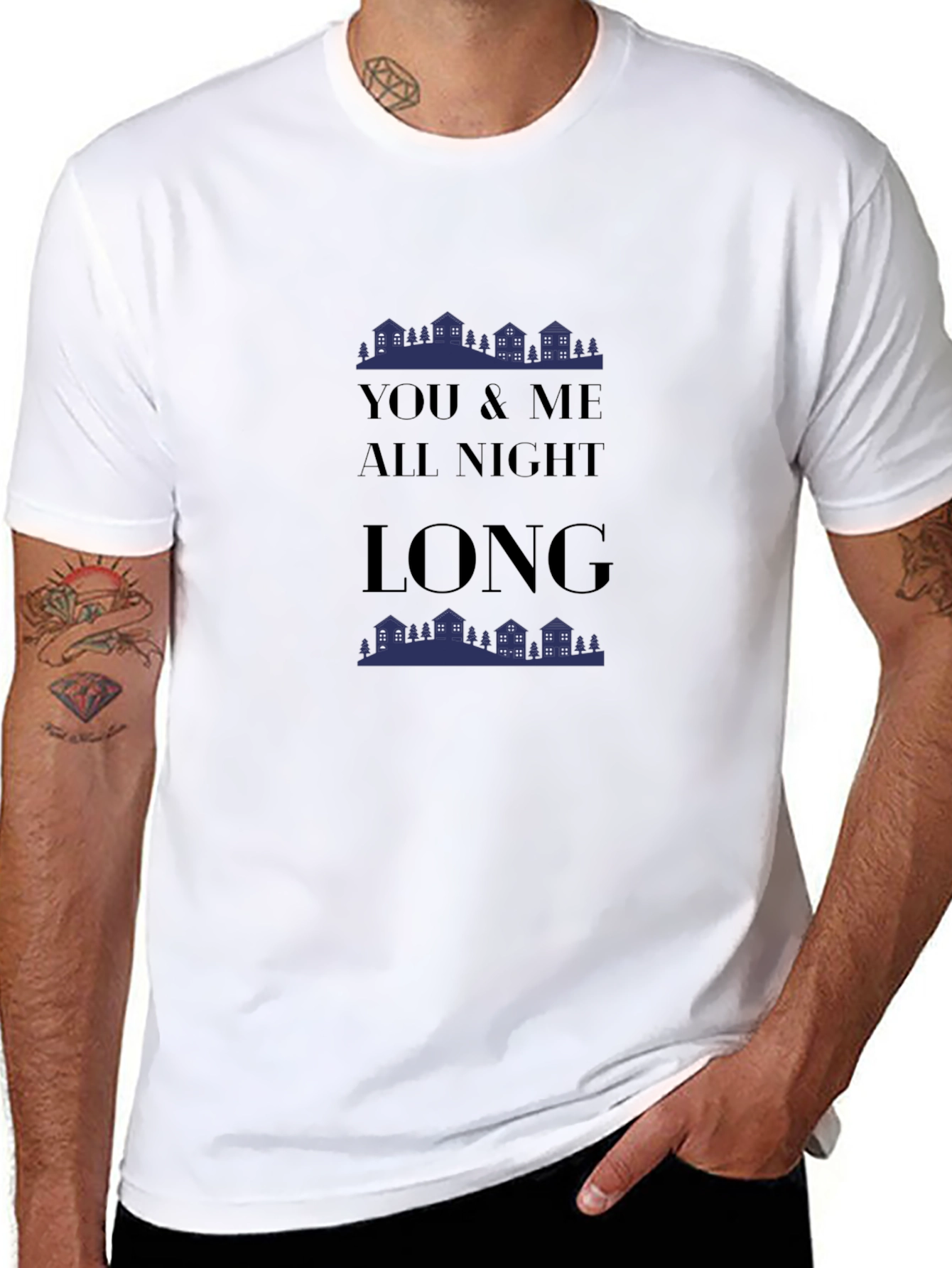 You & Me All Night Long Graphic Tee