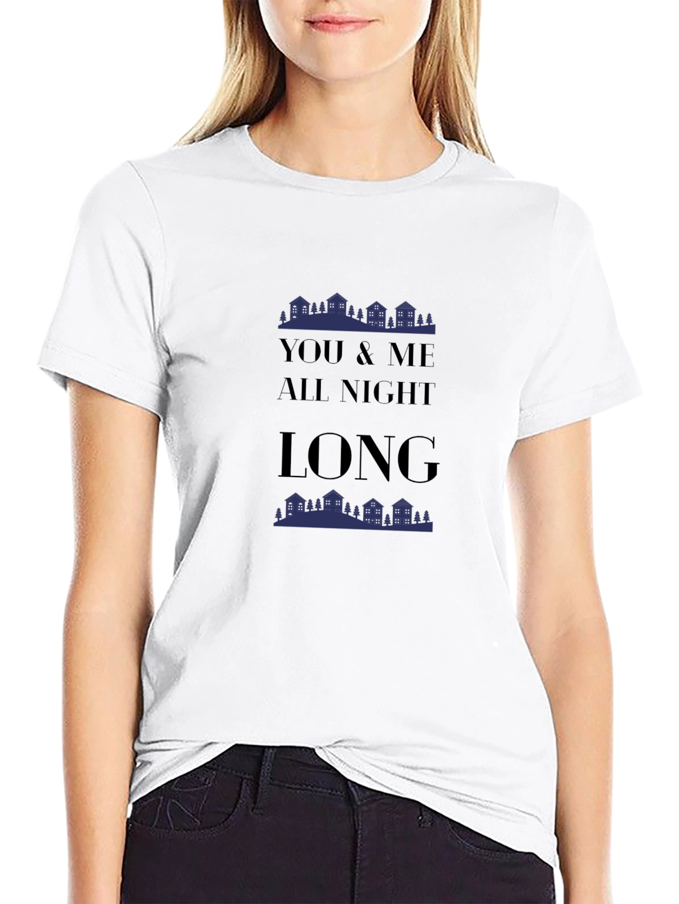 You & Me All Night Long Graphic Tee