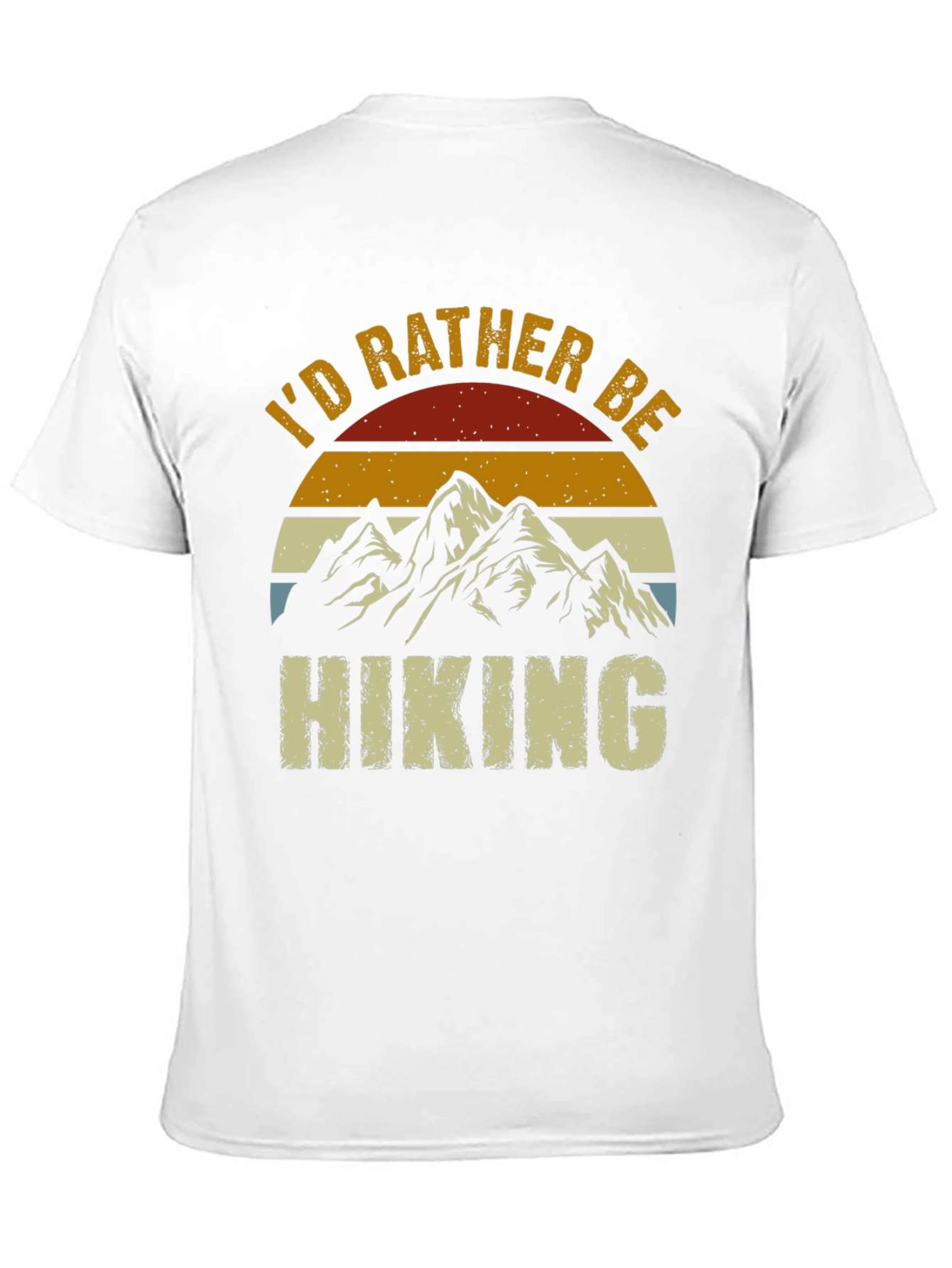 Id Rather Be Hiking Graphic T-Shirt