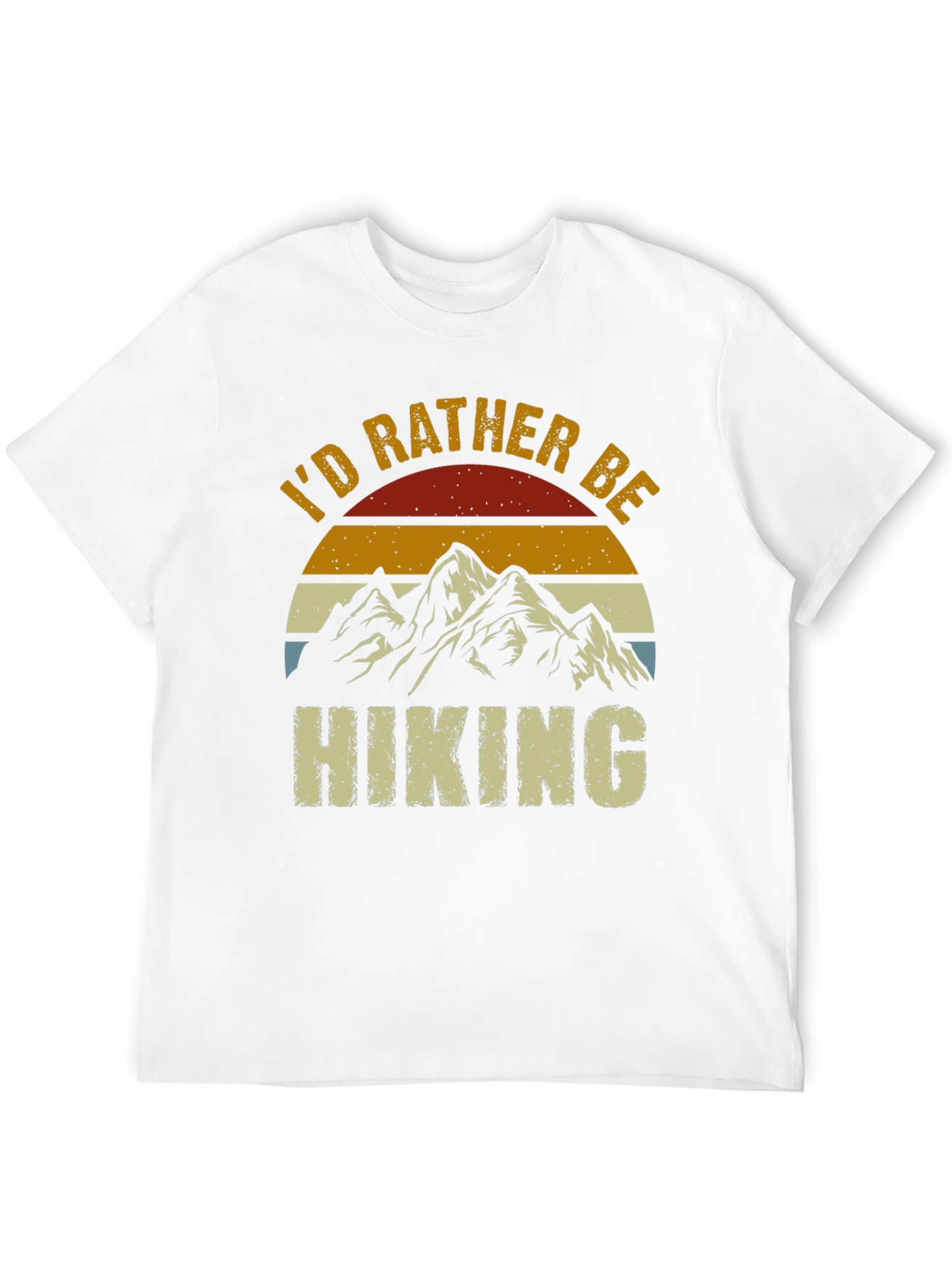 Id Rather Be Hiking Graphic T-Shirt