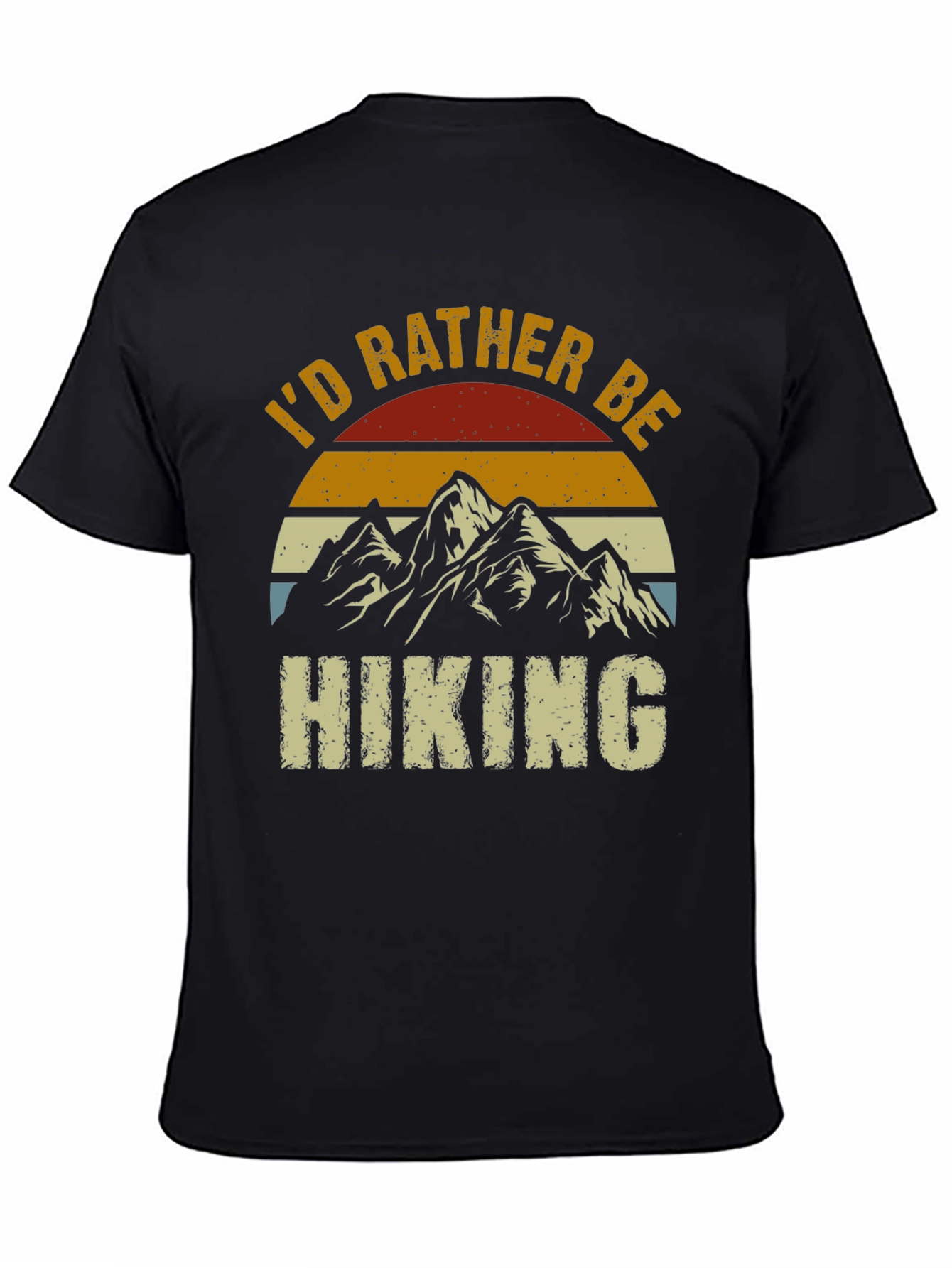 Id Rather Be Hiking Graphic T-Shirt
