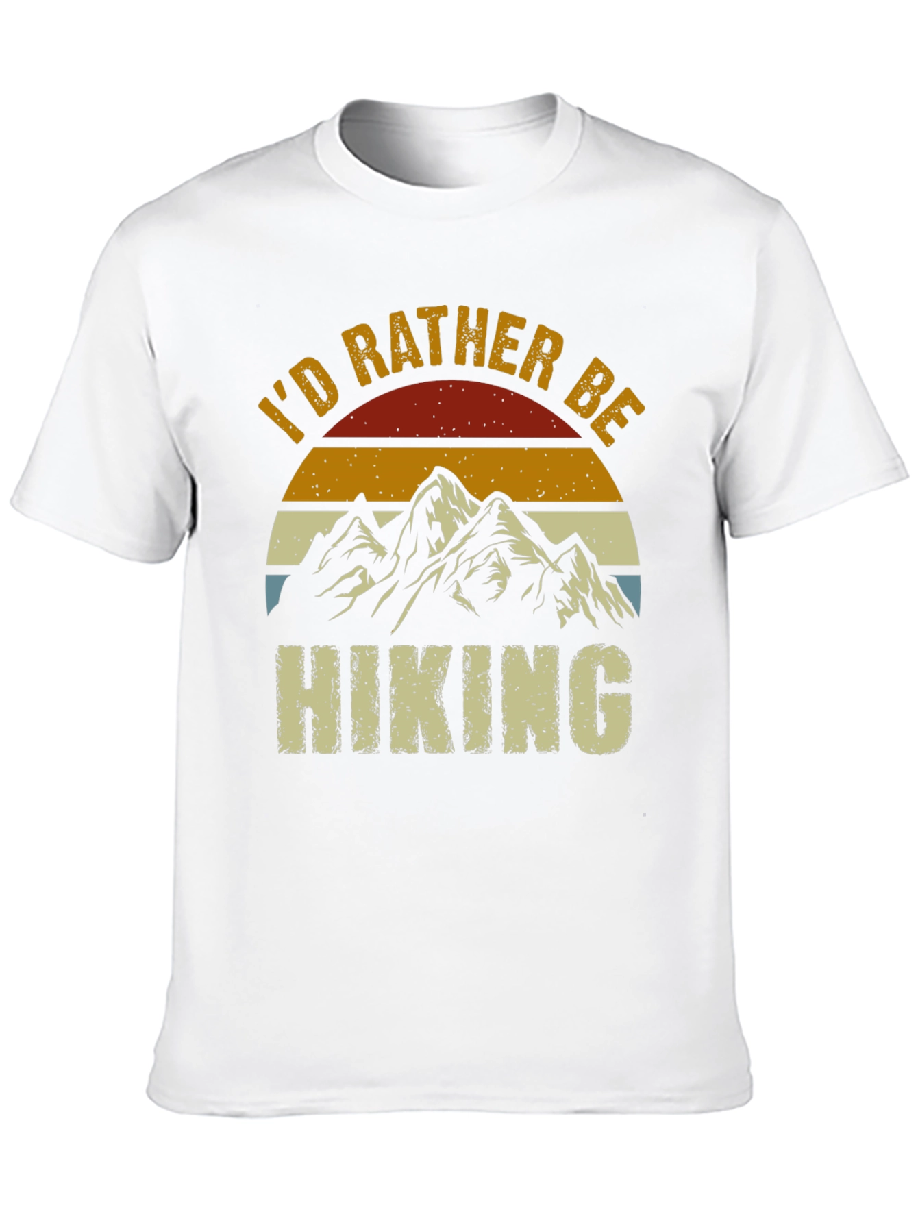 Id Rather Be Hiking Graphic T-Shirt