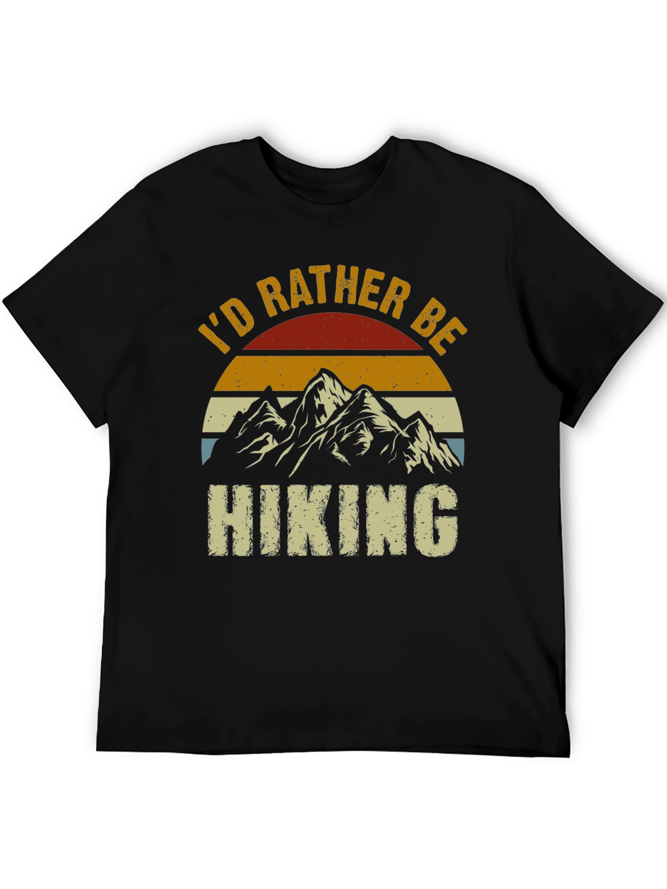 Id Rather Be Hiking Graphic T-Shirt