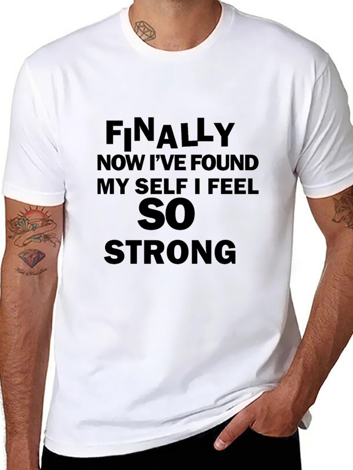 Finally Strong T-Shirt | Motivational Tee