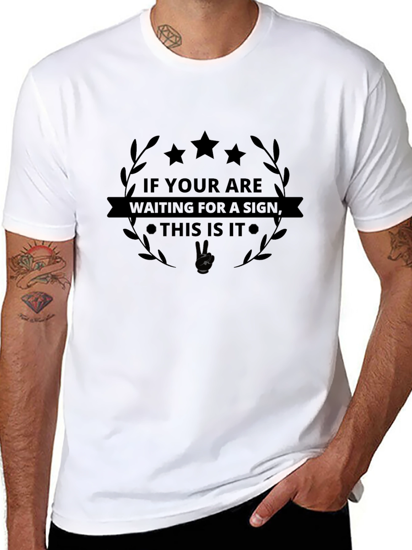 Motivational Graphic Tee - This Is It Sign