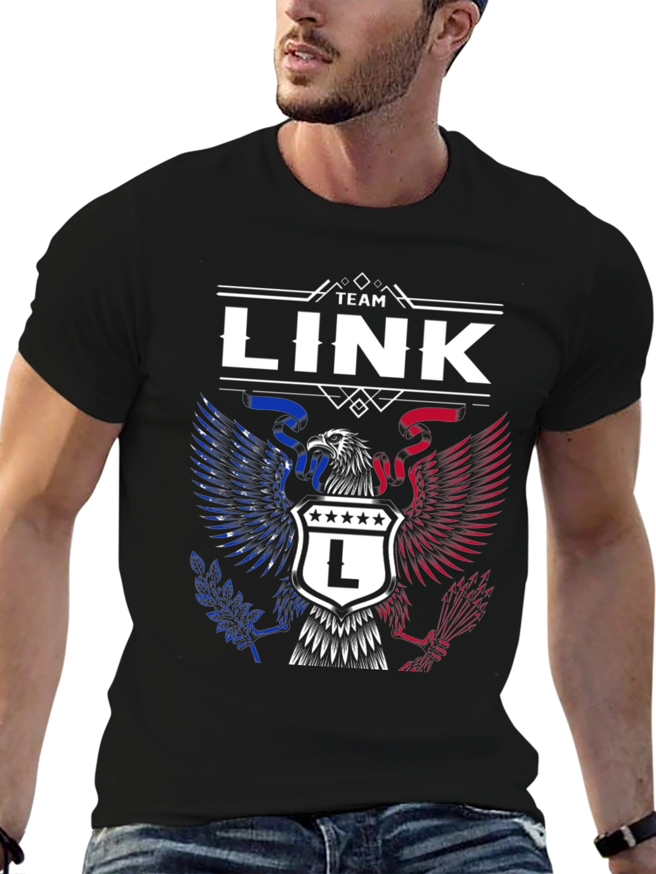Team Link Patriotic Eagle Graphic Tee