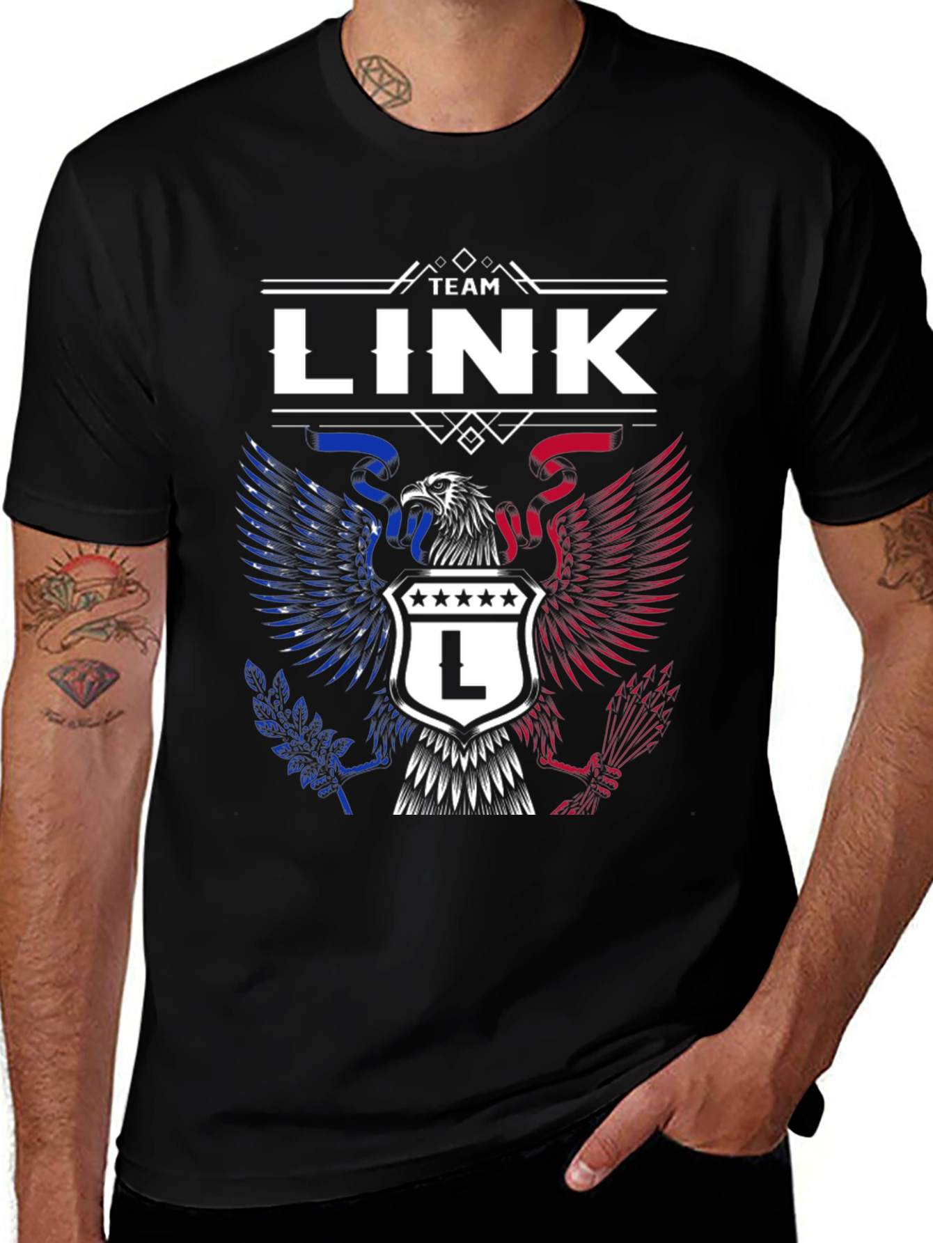 Team Link Patriotic Eagle Graphic Tee