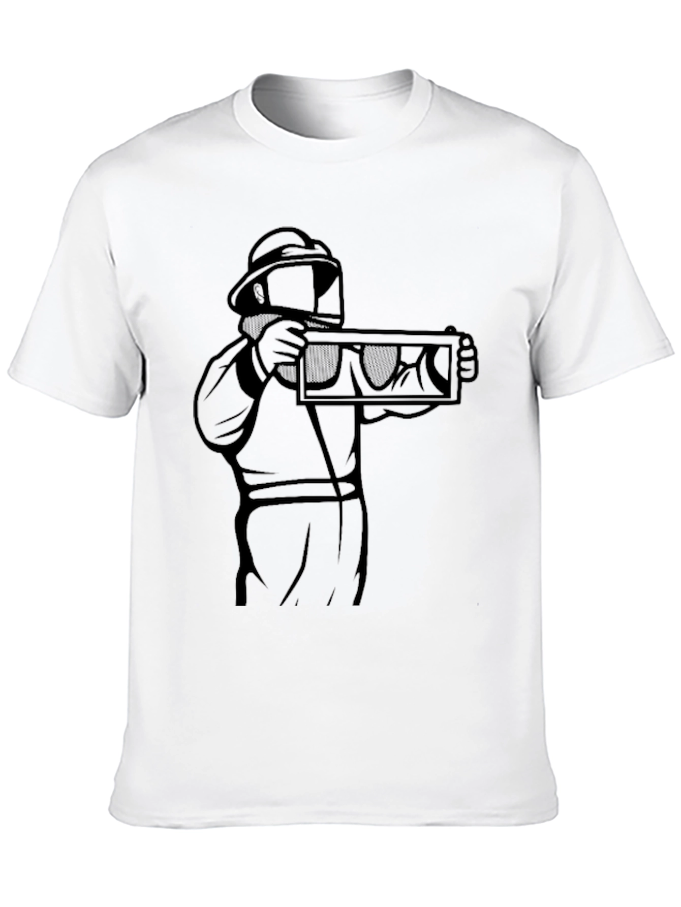 Beekeeper Graphic Tee - Honey Harvesting T-Shirt