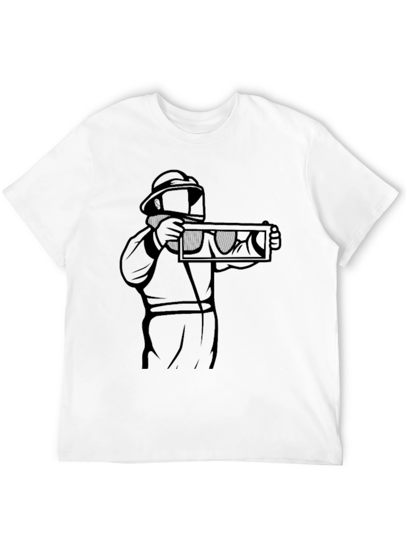 Beekeeper Graphic Tee - Honey Harvesting T-Shirt