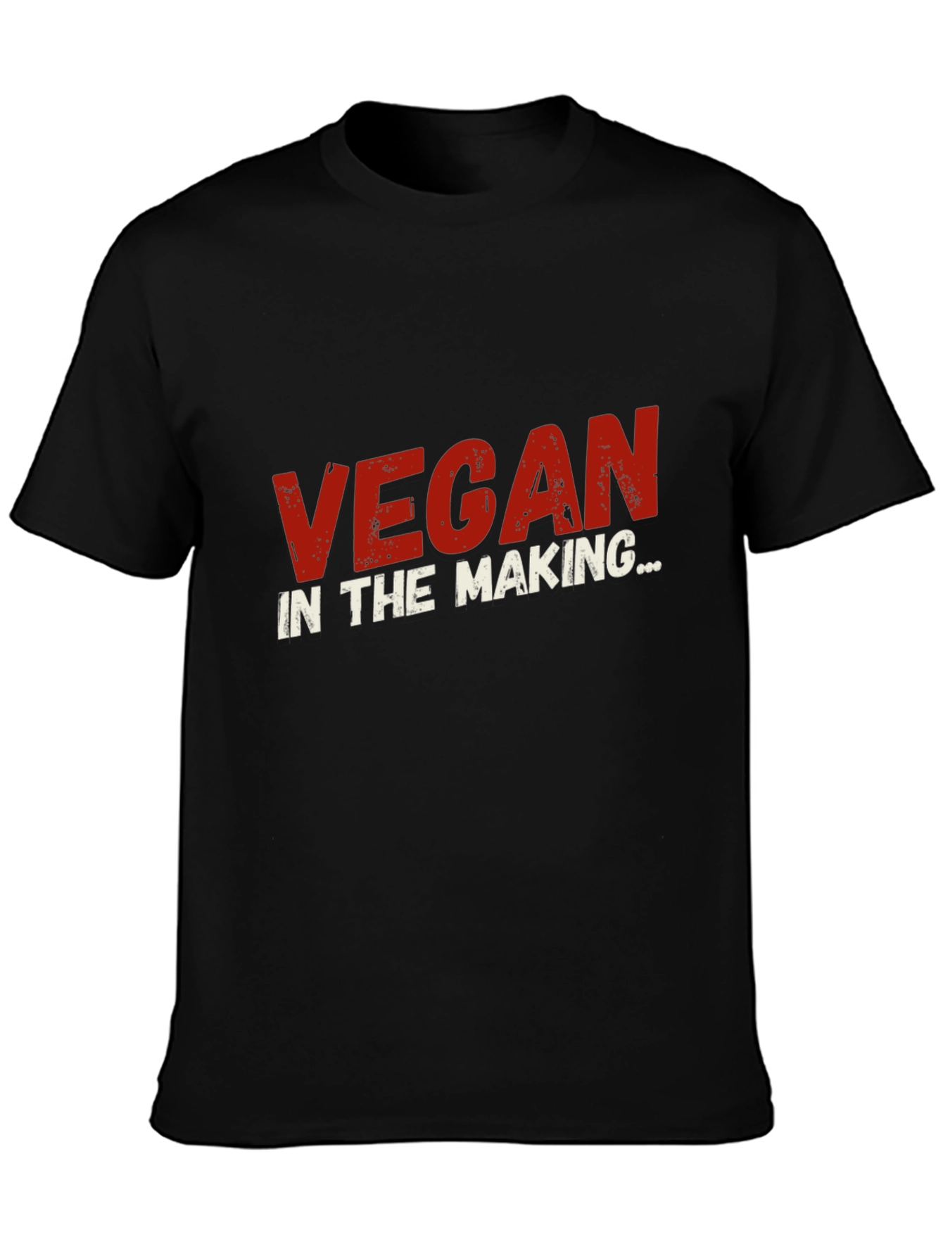Vegan In The Making Black T-Shirt