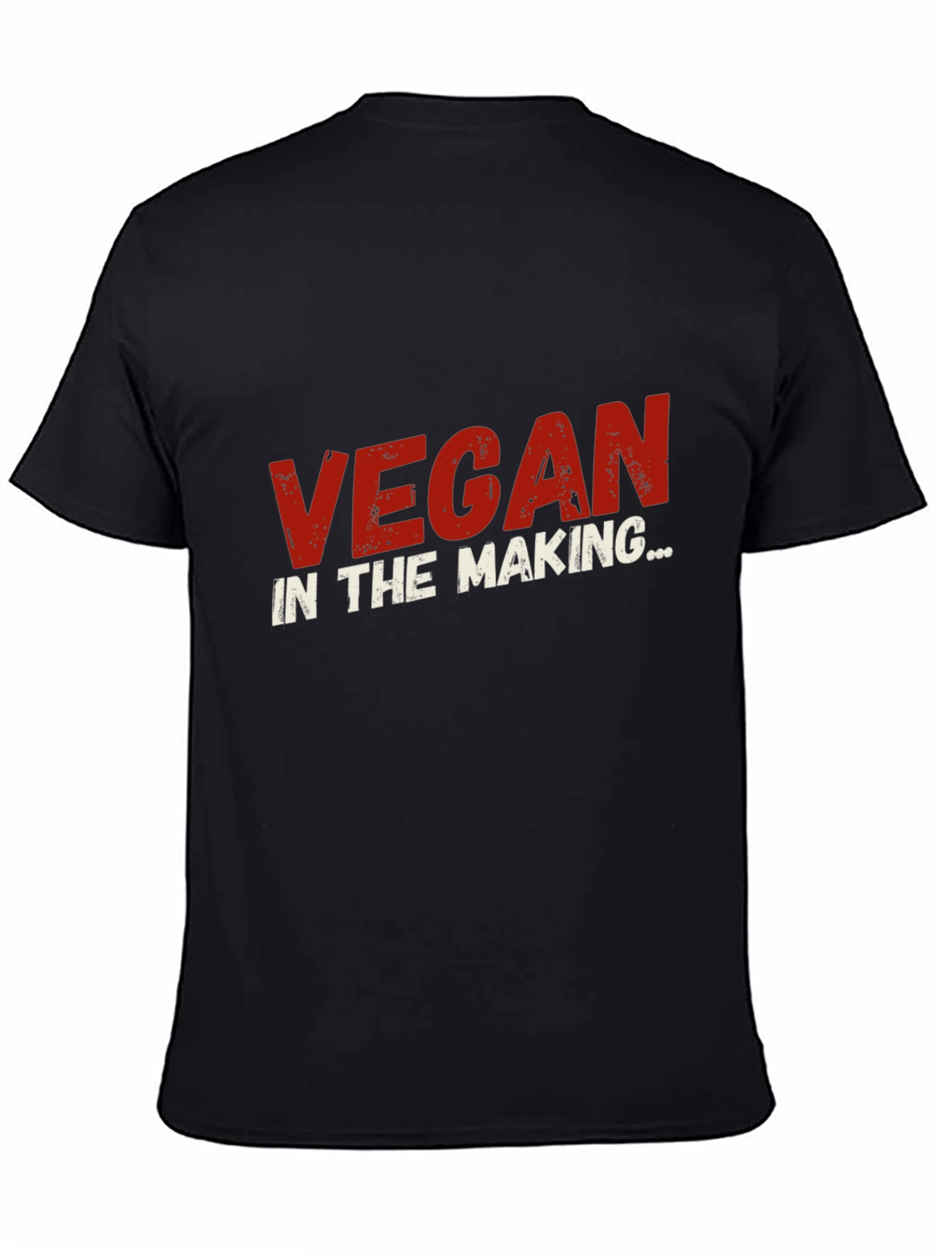 Vegan In The Making Black T-Shirt