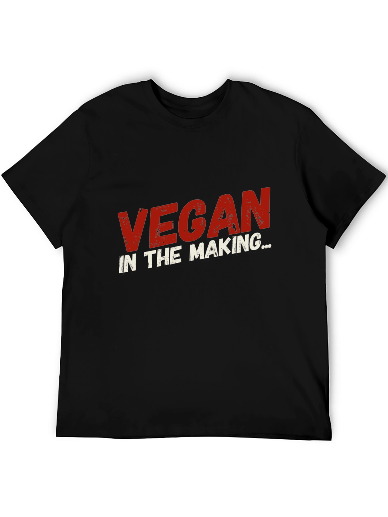 Vegan In The Making Black T-Shirt