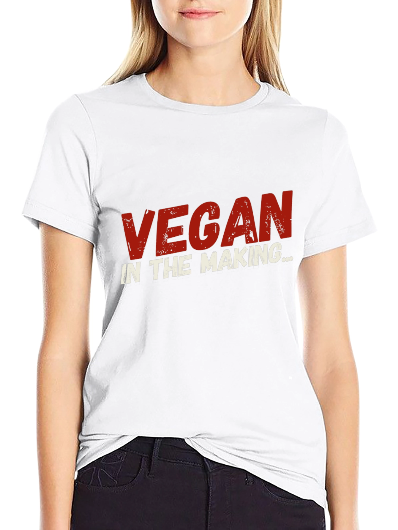 Vegan In The Making Black T-Shirt