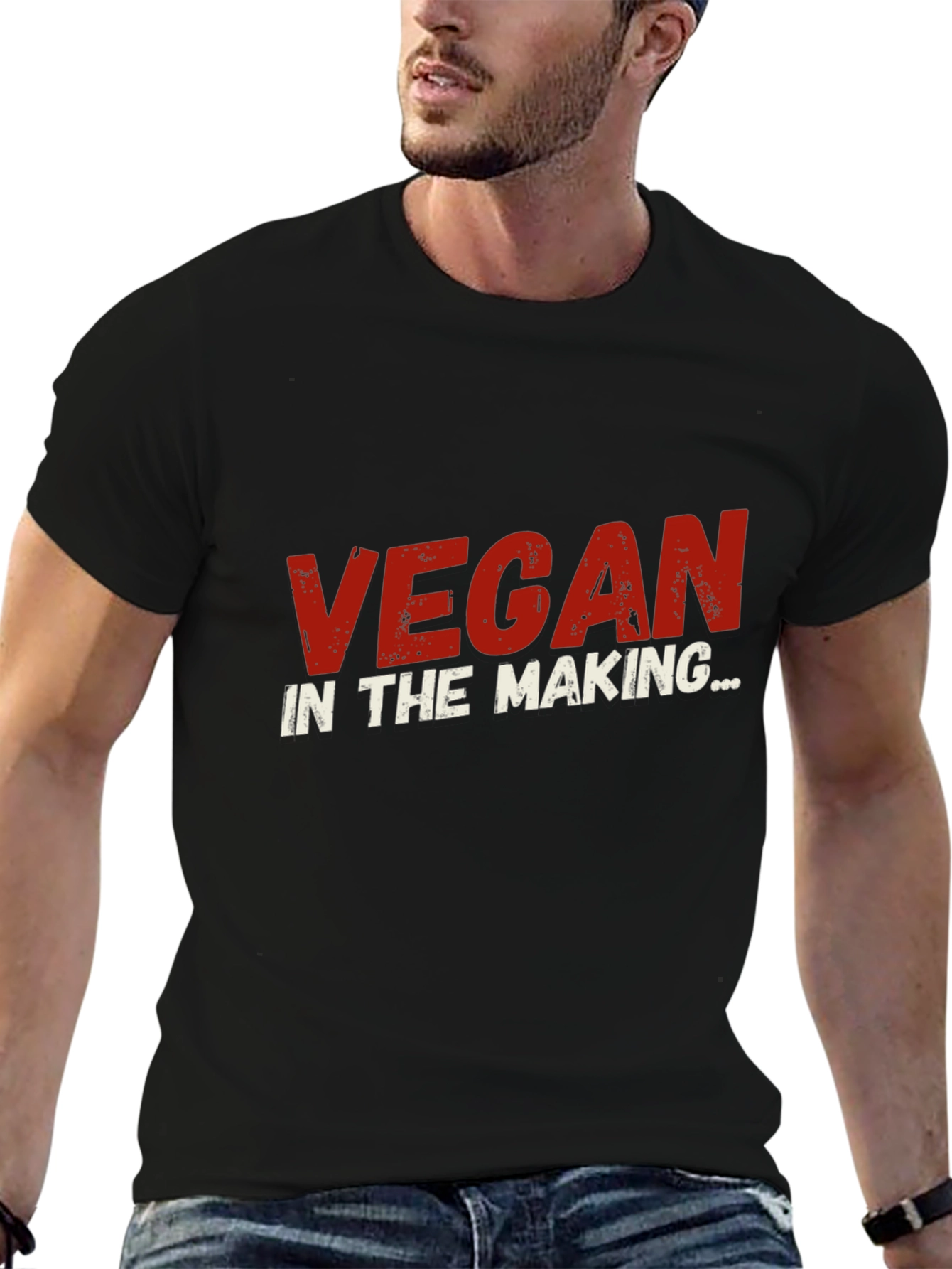 Vegan In The Making Black T-Shirt