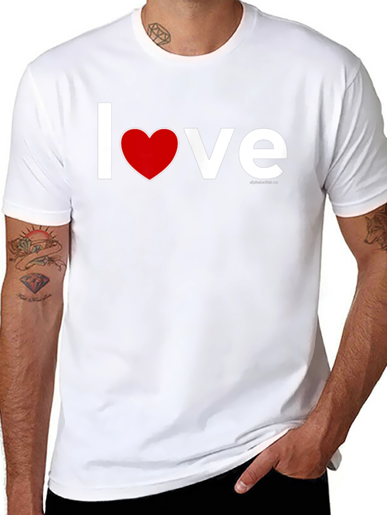 Love Heart Graphic Tee - Stylish Unisex T-Shirt