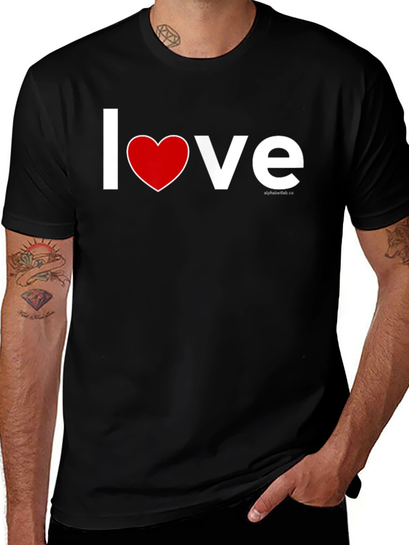 Love Heart Graphic Tee - Stylish Unisex T-Shirt