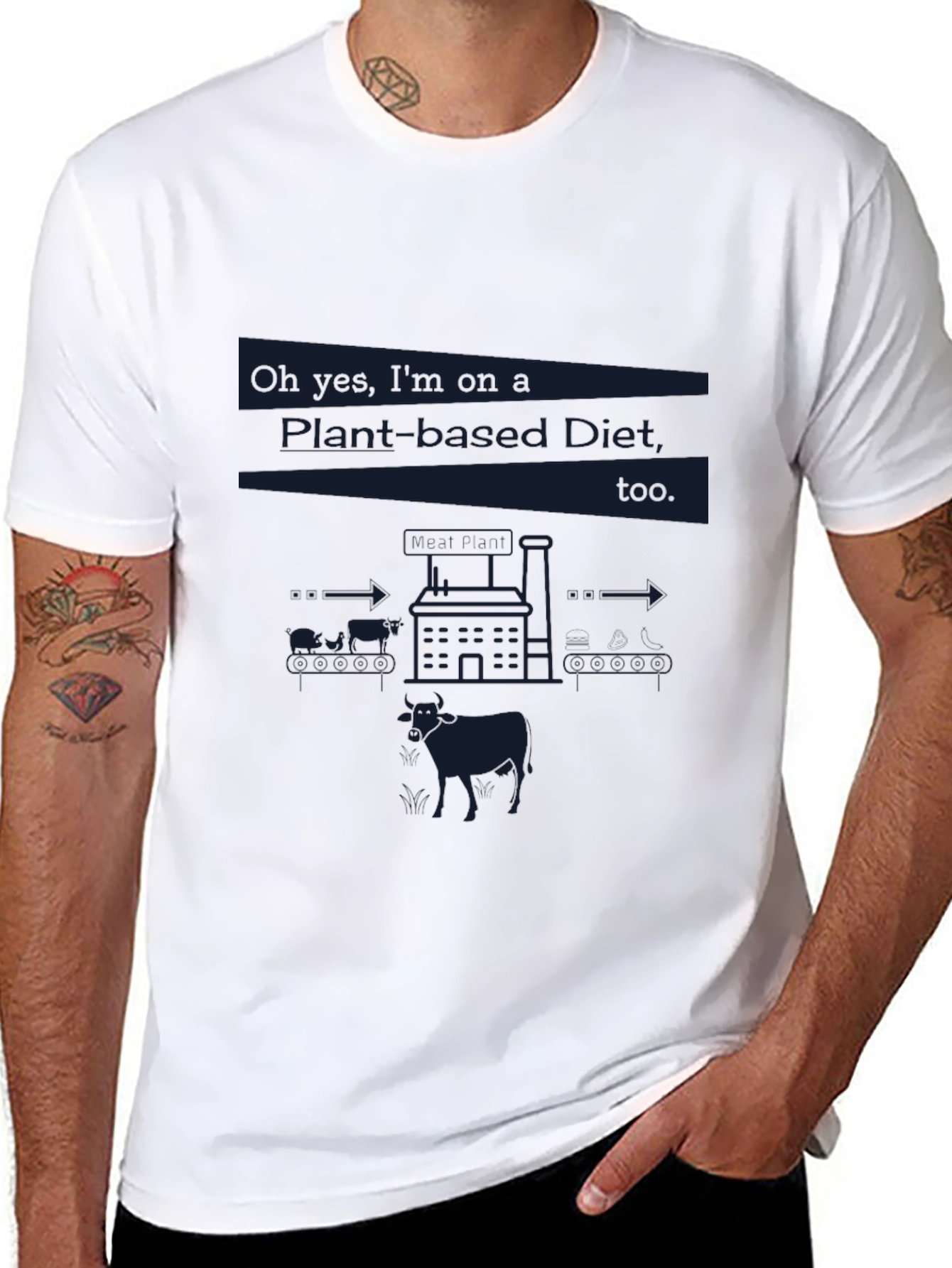 Plant Based Diet T-Shirt - Vegan Fuel Tee
