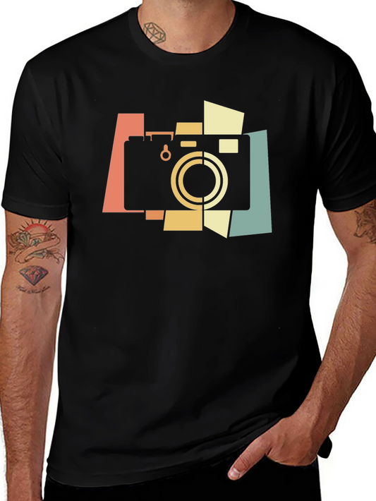 Retro Camera T-Shirt - Vintage Style Photography Tee