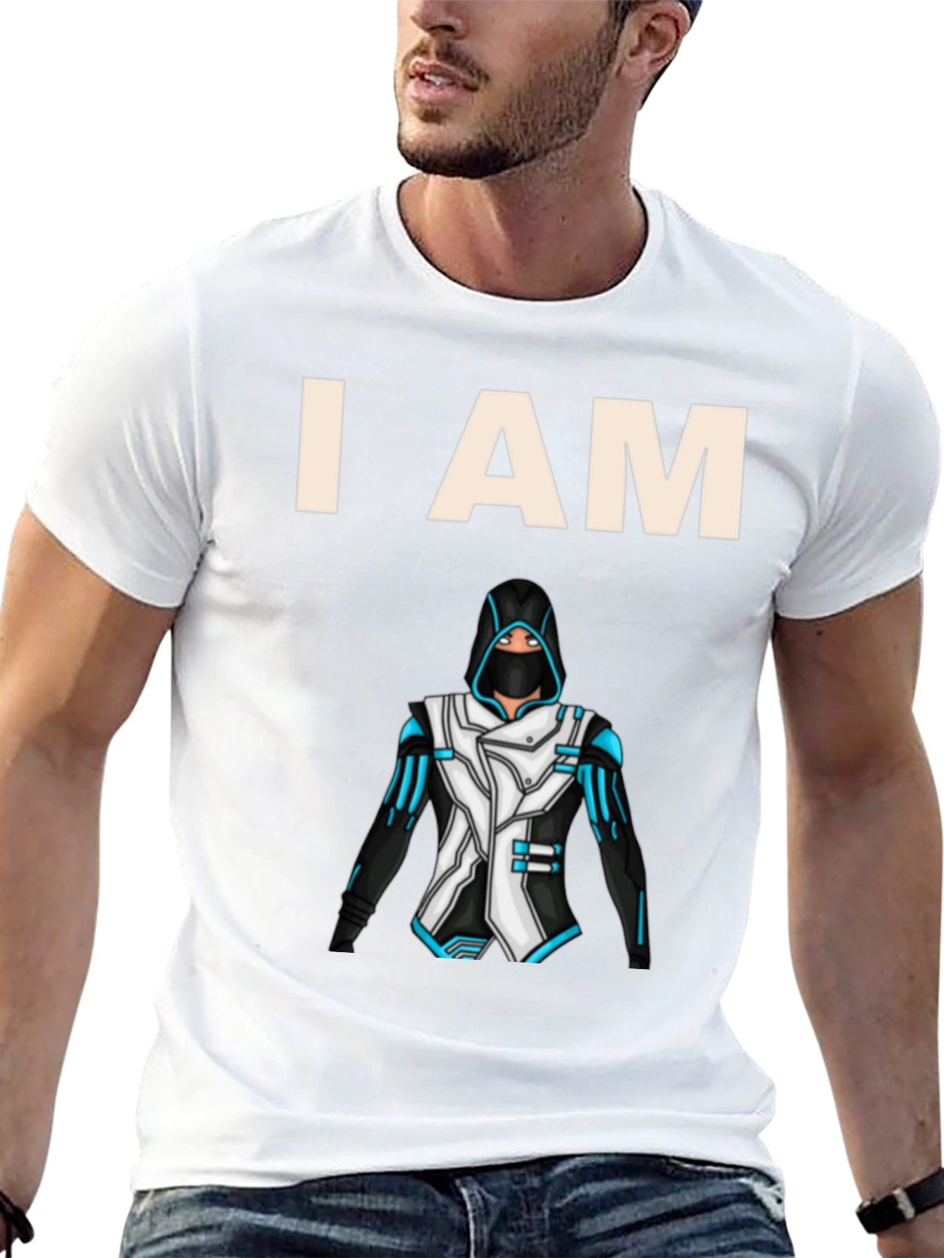 I AM Gamer T-Shirt Black Graphic Print