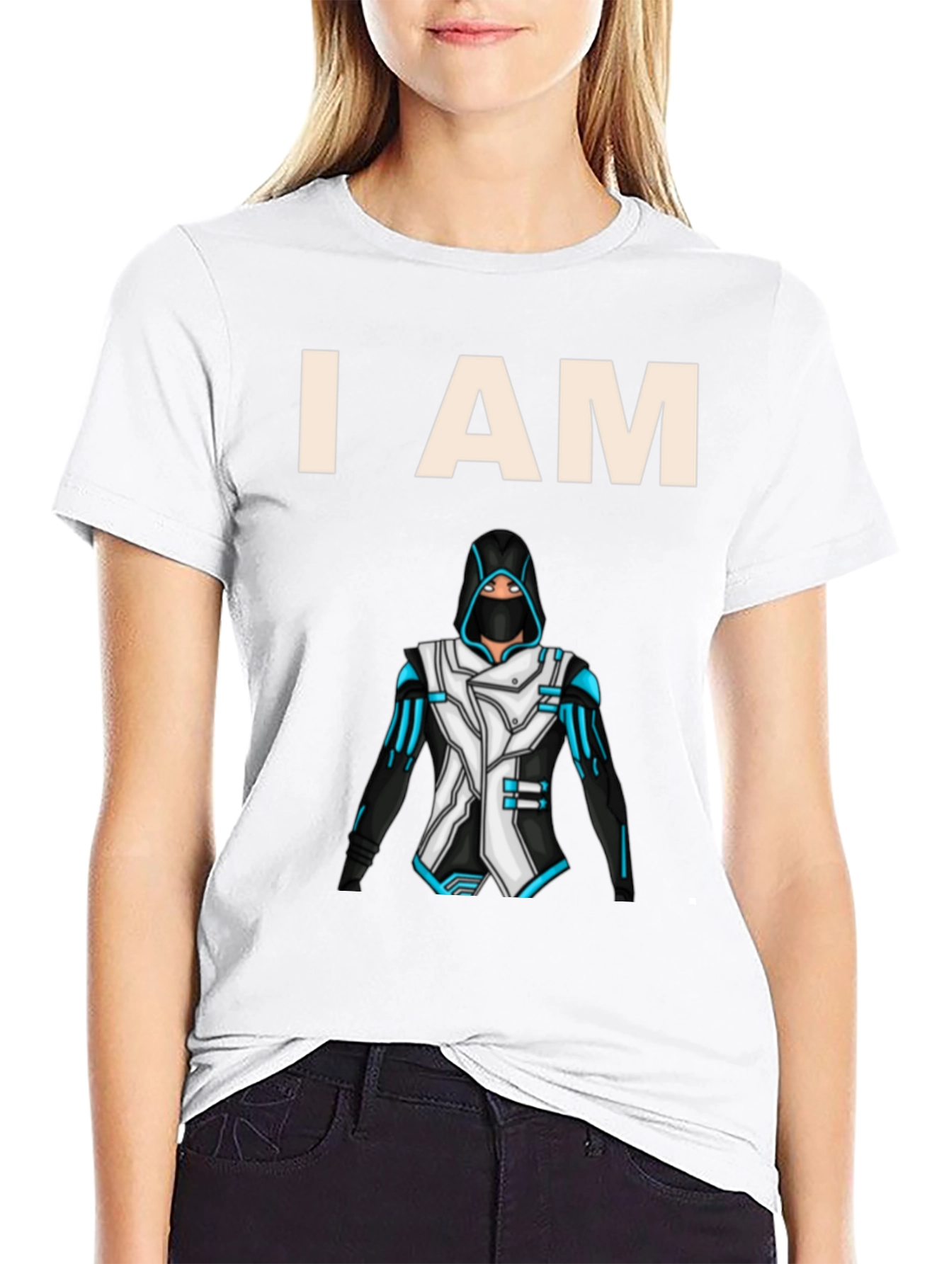I AM Gamer T-Shirt Black Graphic Print