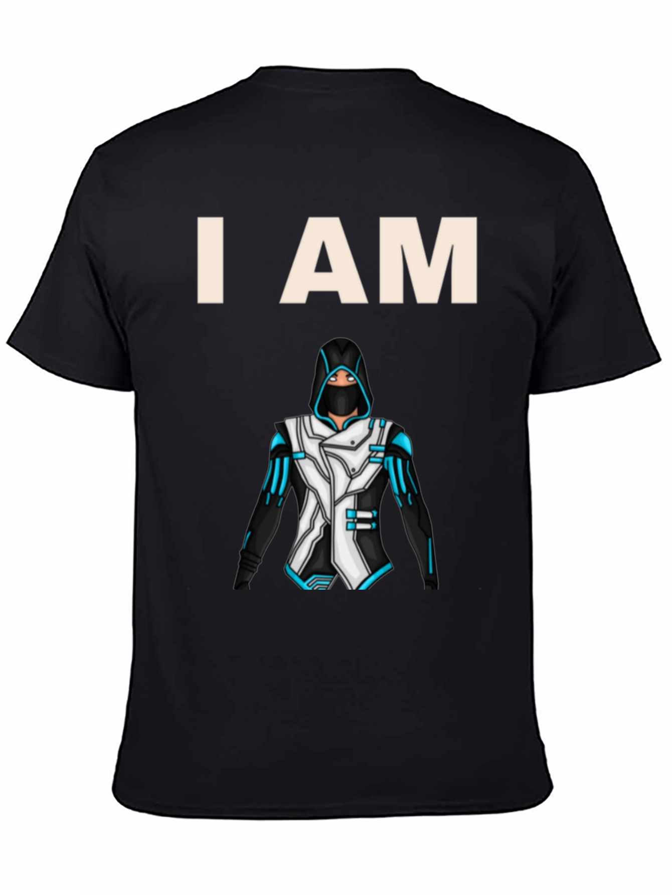 I AM Gamer T-Shirt Black Graphic Print