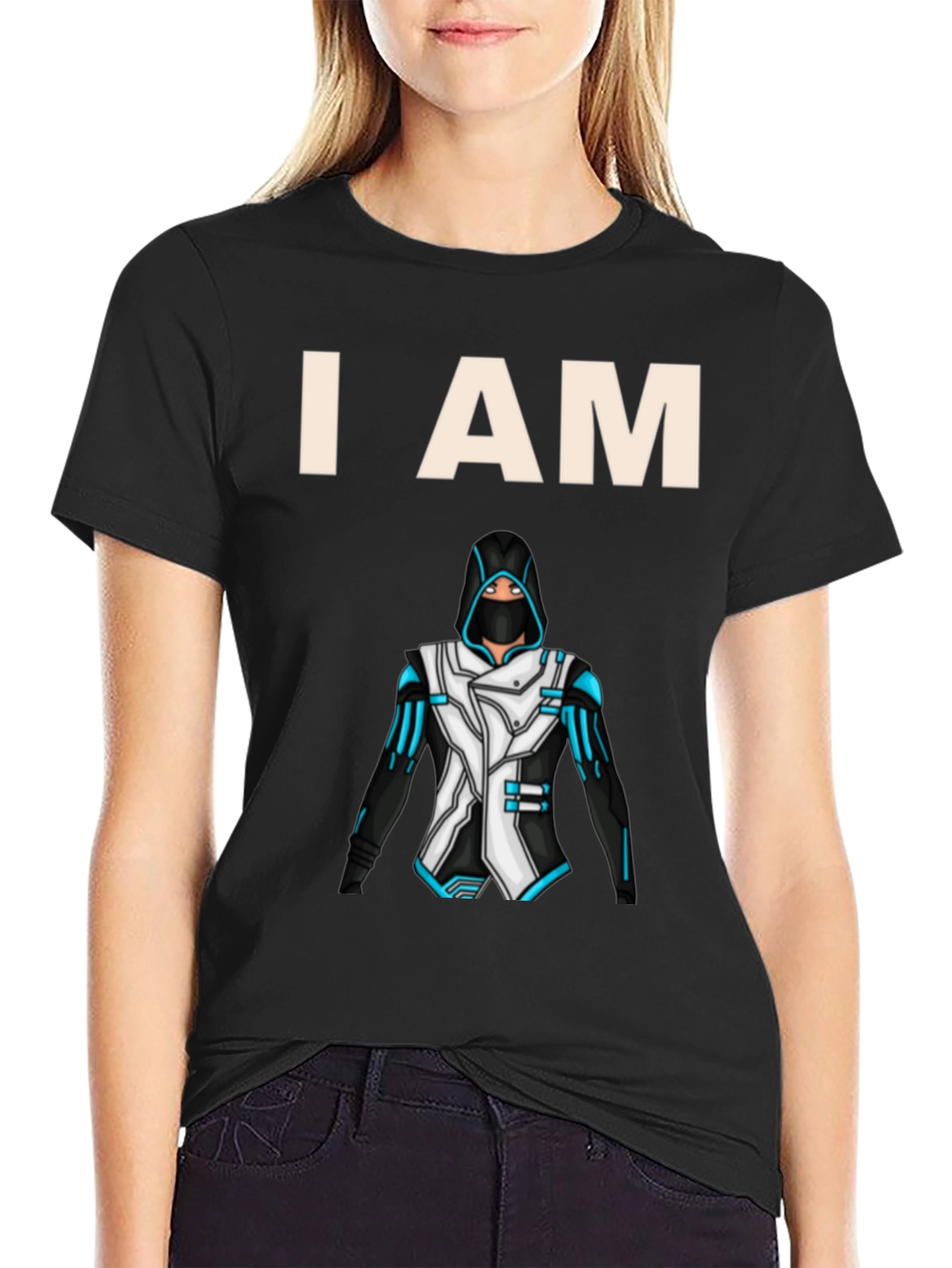 I AM Gamer T-Shirt Black Graphic Print