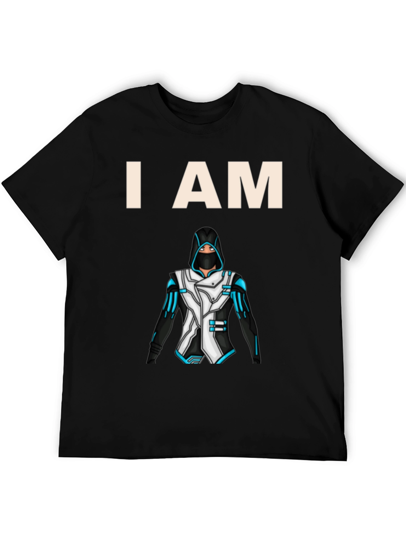 I AM Gamer T-Shirt Black Graphic Print